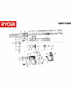 Ryobi ERH710RS Spare Parts List Serial No: 5133000527