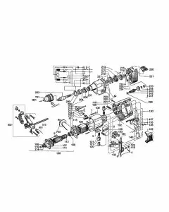 Milwaukee B2E16RLD Spare Parts List Serial No 4000380483