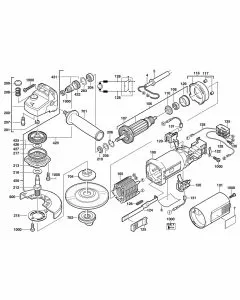 Buy A AEG WS1000/125  Spare part or Replacement part for Your Angle Grinder and Fix Your Machine Today