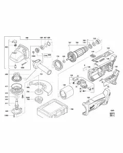 Milwaukee HD28 AG115 CLAMPING FLANGE WS115-230 P1 A/M 4932449324 Spare Part Serial 4000415481