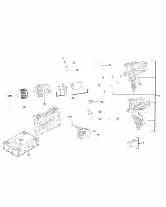 Buy A Milwaukee M12 BD  Spare part or Replacement part for Your SUB COMPACT DRILL DRIVER  and Fix Your Machine Today