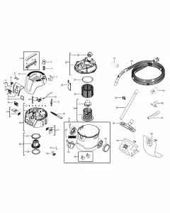 Buy A Milwaukee AS 2-250 ELCP  Spare part or Replacement part for Your WET-DRY CLEANER IN2  and Fix Your Machine Today