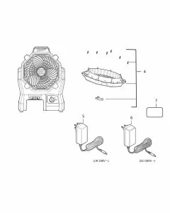 Buy A Milwaukee M18 AF  Spare part or Replacement part for Your FAN GB2   and Fix Your Machine Today