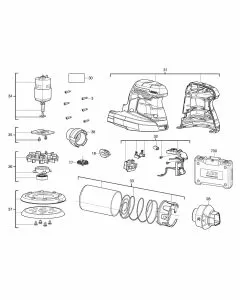 Buy A AEG BEX181250  Spare part or Replacement part for Your Sander and Fix Your Machine Today