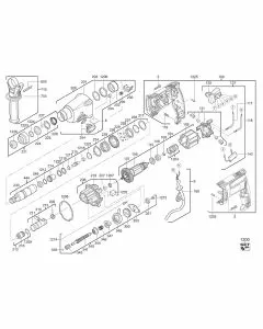 Buy A AEG KH25ES  Spare part or Replacement part for Your Combi Hammer and Fix Your Machine Today