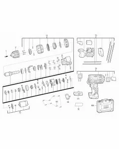 Buy A AEG BSB12G3LI202C  Spare part or Replacement part for Your Percussion Drill and Fix Your Machine Today