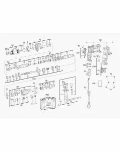 Buy A AEG KH24IE  Spare part or Replacement part for Your SDS+ Combi Hammer and Fix Your Machine Today