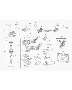 Buy A AEG BEWS18115BL  Spare part or Replacement part for Your Cordless Grinder and Fix Your Machine Today