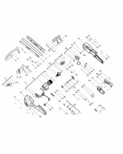 Milwaukee M18 FCHSC Spare Parts List Serial No 4000474351