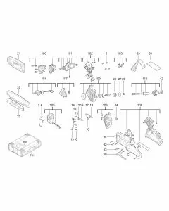 Milwaukee M12 FHS Spare Parts List Serial No 4000477290