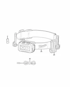 Milwaukee IRHL450 Spare Parts List Serial No 4000481173