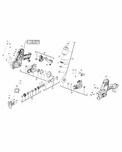 Milwaukee C18 HZ CLAMPING RING 31150511 Spare Part Serial 4000481246