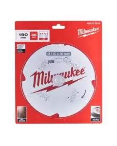 Milwaukee 190mm x 30mm 4T  Fibre Cement Cutting Circular Saw Blade 4932471304