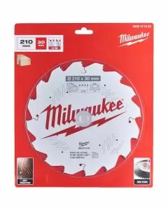 Milwaukee 210mm x 30mm 16T Wood Cutting Circular Saw Blade 4932471324 