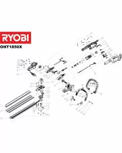 Buy A Ryobi OHT1850X Spare part or Replacement part for Your 18v Hedge Trimmer and Fix Your Machine Today