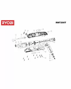 Ryobi RMT200 Spare Parts List Type: 5133000282 