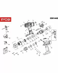 Ryobi CDI1442 Spare Parts List Type: 5133000841