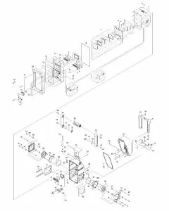 Makita BMR101 Spare Parts List