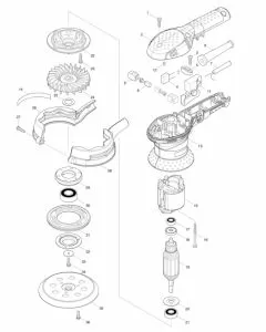 Buy A Makita BO5040 ARMATURE ASSY 240V BO5041/31/ 515734-7 Spare Part and Fix Your Sander  Today