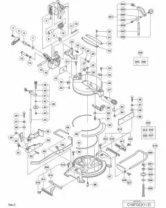 Hitachi C10FCE2 Spare Parts List 