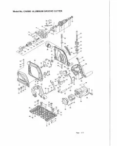 Buy A Makita CA5000 Spare part or Replacement part for Your Metalworking Saw and Fix Your Machine Today