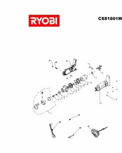 Buy A Ryobi CSS1801M  Spare part or Replacement part for Your Multi-tool and Fix Your Machine Today