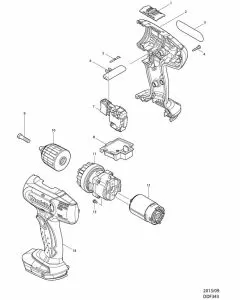 Buy A Makita DDF343 TERMINAL DUR141/DUM166/DFS441 643854-8 Spare Part and Fix Your Combi / Drill Driver & Screwdrivers  Today