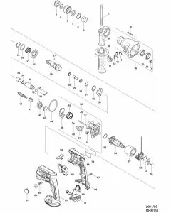 Buy A Makita DHR165 Spare part or Replacement part for Your Rotary & Demolition Hammers and Fix Your Machine Today