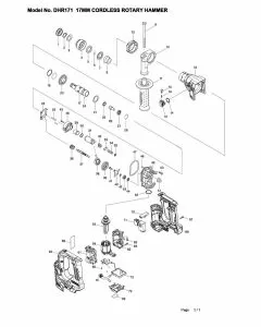 Buy A Makita DHR171 Spare part or Replacement part for Your Rotary & Demolition Hammers and Fix Your Machine Today