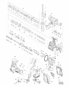 Buy A Makita DHR264 Spare part or Replacement part for Your Rotary & Demolition Hammers and Fix Your Machine Today