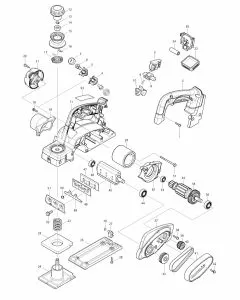 Buy A Makita DKP180 Spare part or Replacement part for Your Planer (Cordless) and Fix Your Machine Today