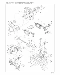 Buy A Makita DLW140 Spare part or Replacement part for Your Metalworking Saw and Fix Your Machine Today