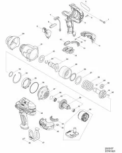 Buy A Makita DTW1001 Spare part or Replacement part for Your Impact Wrench and Fix Your Machine Today