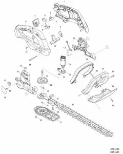 Buy A Makita DUH481 Spare part or Replacement part for Your Hedgetrimmers and Fix Your Machine Today