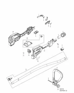 Buy A Makita DUR189 HEX HD SCREW M6X60 DUR141/181 921382-6 Spare Part and Fix Your Brush Cutter  Today