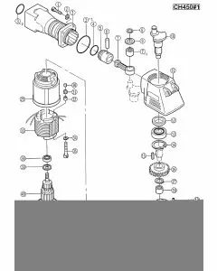 Buy A Ryobi CH450P  Spare part or Replacement part for Your Concrete Hammer and Fix Your Machine Today