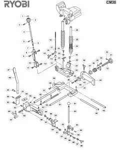 Buy A Ryobi CM30  Spare part or Replacement part for Your Chain Mortiser and Fix Your Machine Today