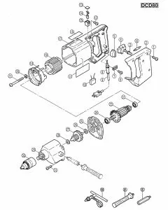 Buy A Ryobi DCD80  Spare part or Replacement part for Your Router and Fix Your Machine Today