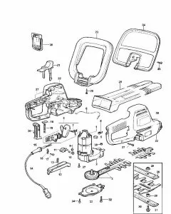 Buy A Black & Decker D43HS Spare part or Replacement part for Your Electric Hedgetrimmer and Fix Your Machine Today