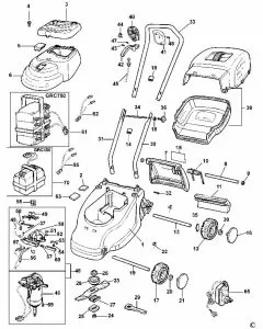 Buy A Black & Decker GRC450 Spare part or Replacement part for Your Cordless Lawnmower and Fix Your Machine Today