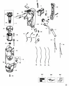 Buy A Dewalt D25820K Spare part or Replacement part for Your CHIPPING HAMMER and Fix Your Machine Today