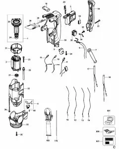 Buy A Dewalt D25830K Spare part or Replacement part for Your CHIPPING HAMMER and Fix Your Machine Today