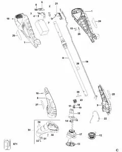 Buy A Black & Decker GLC14 Spare part or Replacement part for Your Cordless Linetrimmer and Fix Your Machine Today