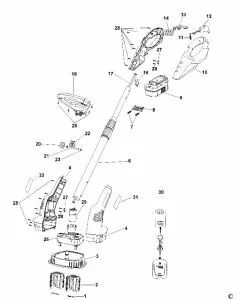 Buy A Black & Decker GXC1000 Spare part or Replacement part for Your Weeder and Fix Your Machine Today