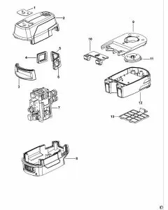 Stanley SLP3 Spare Parts List Type 1 Exploded Parts Diagram