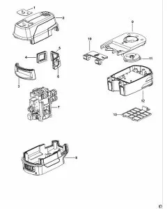 Stanley SLP5 Spare Parts List Type 1 Exploded Parts Diagram