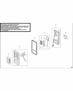 Stanley RLD-G Spare Parts List Type 1 Exploded Parts Diagram