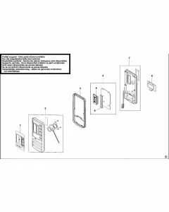 Stanley LLD1 Spare Parts List Type 1 Exploded Parts Diagram