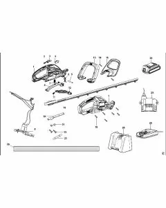 Buy A Black & Decker GTC1445L Spare part or Replacement part for Your Cordless Hedgetrimmer and Fix Your Machine Today