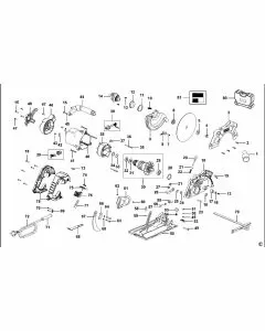 Stanley FME300 Spare Parts List Type 1 Exploded Parts Diagram